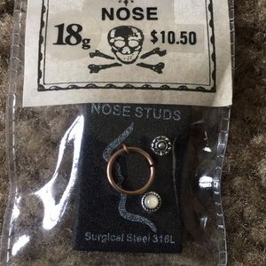 Morbid Metals Jewelry - Nose Rings Gold and Silver Morbid Metals Jewelry - Nose Rings Gold and Silver